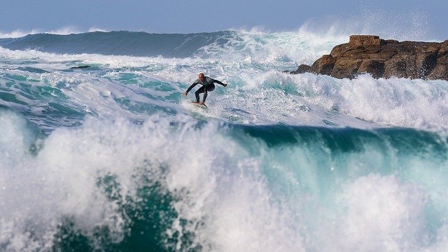 surfování a vlny