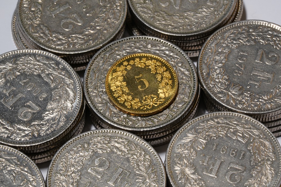 mince švýcarské